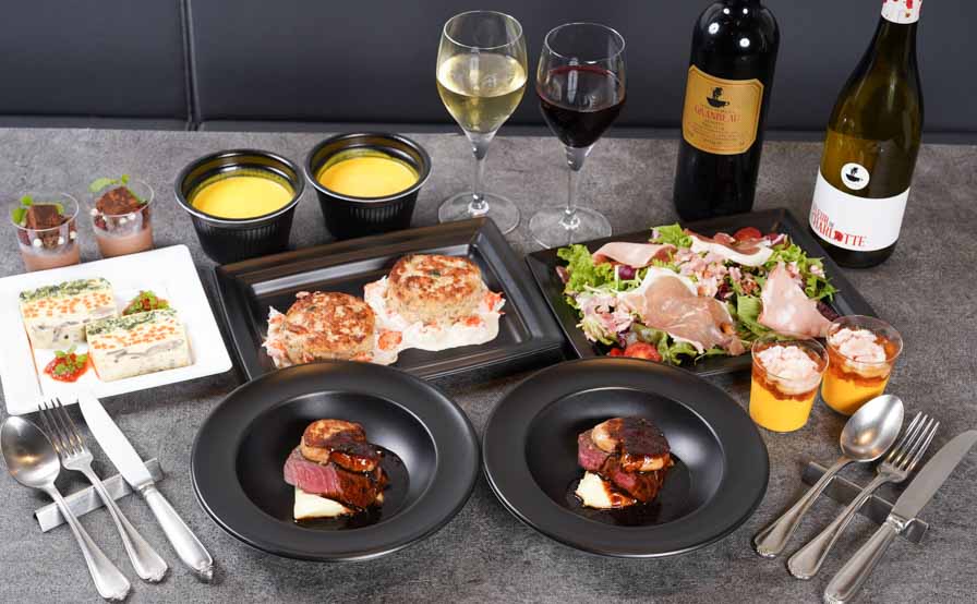 2名様分の盛り付けイメージ