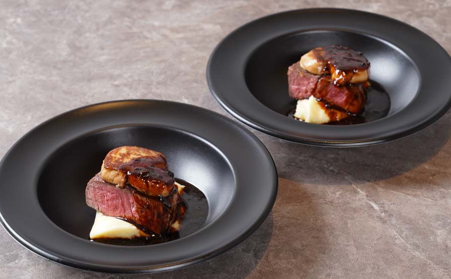 牛フィレ肉とフォアグラのロッシーニ